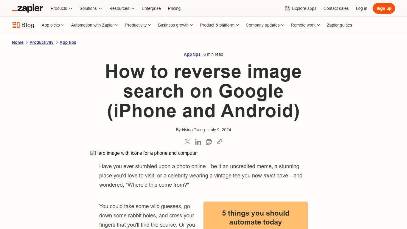 How to reverse image search on Google (iPhone & Android)